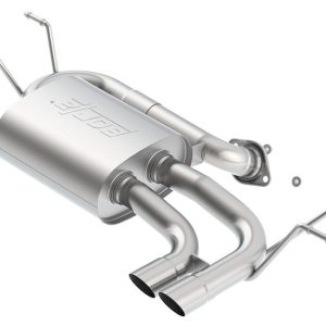 Borla Exhaust System Kit, S-Type Axle Back System, T-304 Stainless Steel, With Mufflers, 2-1/4 Inch Pipe Diameter – 11919