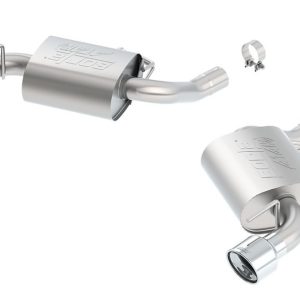 Borla Exhaust System Kit, Atak ® Series Axle Back System, T-304 Stainless Steel, With Mufflers, 2-3/4 Inch Pipe Diameter – 11923