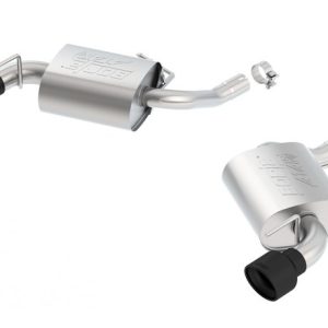 Borla Exhaust System Kit, Atak ® Series Axle Back System, T-304 Stainless Steel, With Mufflers – 11929CB