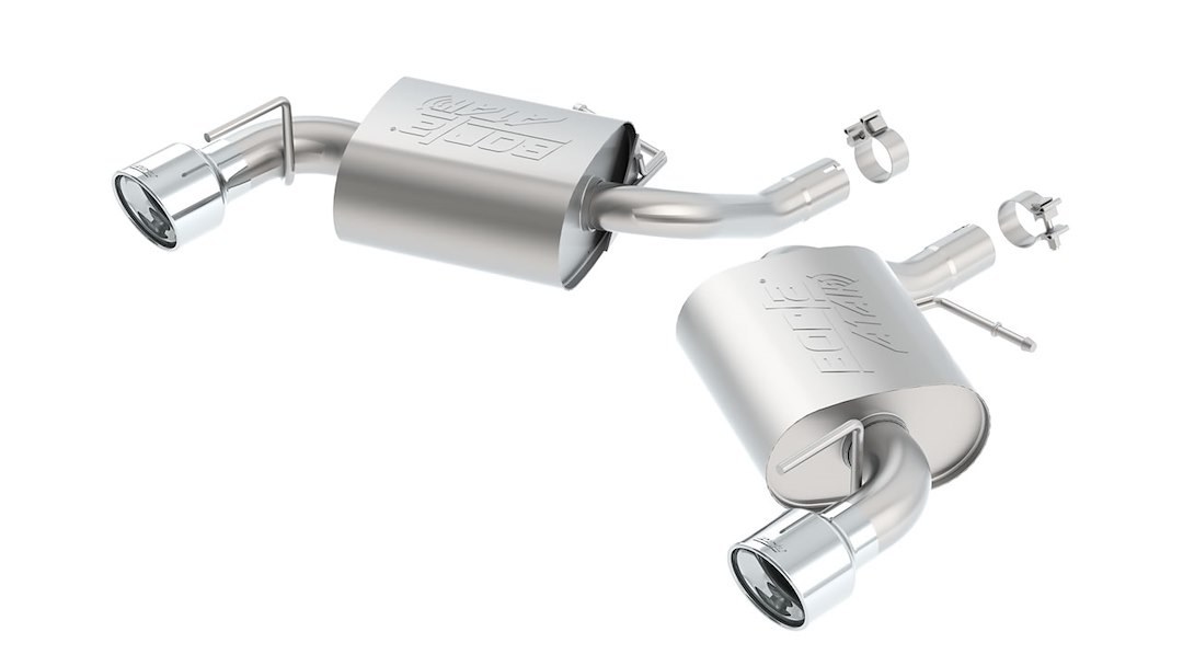 Borla Exhaust System Kit, Atak ® Series Axle Back System, T-304 Stainless Steel, With Mufflers, 2-1/4 Inch Pipe Diameter – 11934