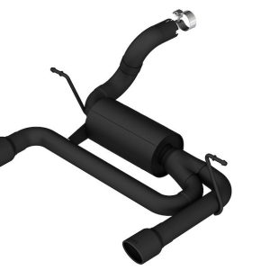 Borla Exhaust System Kit, Atak ® Series Axle Back System, T-304 Stainless Steel, With Muffler – 11957CB