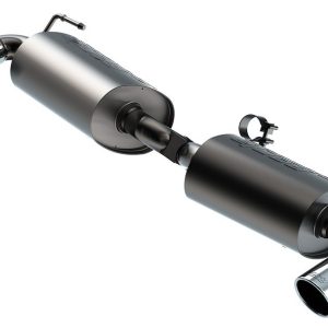 Borla Exhaust System Kit, S-Type Axle Back System, T-304 Stainless Steel, With Muffler, 2 Inch Diameter to 2-1/4 Inch Pipe Diameter – 11972