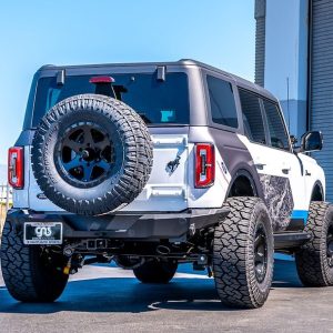 Borla Exhaust System Kit, Atak ® Series Axle Back System, Black T-304 Stainless Steel, With Muffler, 2-3/4 Inch to 2-1/2 Inch Pipe Diameter – 11975CB
