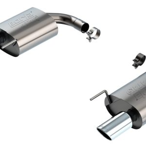 Borla Exhaust System Kit, Atak ® Series Axle Back System, T-304 Stainless Steel, With Mufflers – 11984
