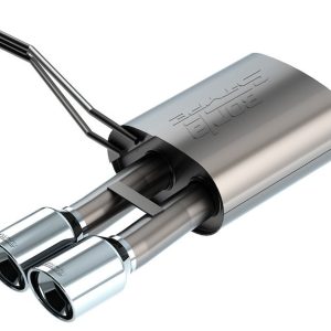 Borla Exhaust System Kit, S-Type Axle Back System, T-304 Stainless Steel, With Muffler, 2-1/2 Inch Pipe Diameter – 11987