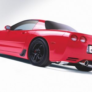 Borla Exhaust System Kit, Exhaust System Kit Axle Back System, T-304 Stainless Steel, Without Muffler, 2-1/2 Inch Pipe Diameter – 12649