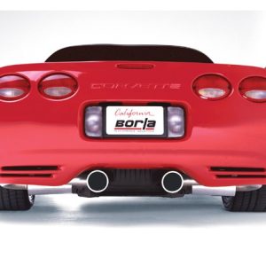 Borla Exhaust System Kit, S-Type Cat Back System, T-304 Stainless Steel, With Mufflers, 2-1/2 Inch Pipe Diameter, Dual Exhaust with Dual Exit – 140017