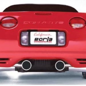 Borla Exhaust System Kit, S-Type Classic Cat Back System, T-304 Stainless Steel, With Mufflers, 2-1/2 Inch Pipe Diameter – 140039