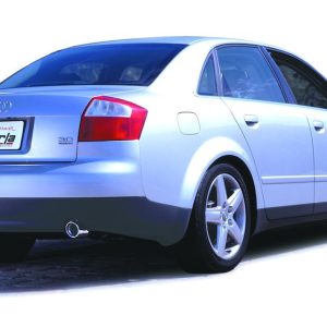 Borla Exhaust System Kit, Cat-Back System, T-304 Stainless Steel, With Mufflers, 2 Inch Pipe Diameter, Single Exhaust with Dual Exit – 140100