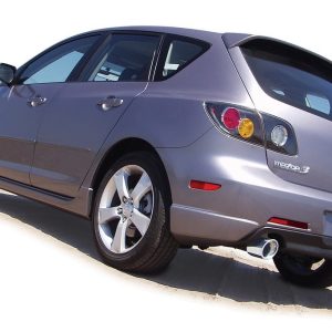 Borla Exhaust System Kit, Cat-Back System, T-304 Stainless Steel, With Mufflers, 2-1/2 Inch Pipe Diameter, Single Exhaust with Single Exit – 140121