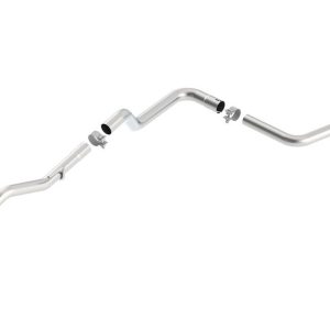 Borla Exhaust System Kit, Cat-Back System, T-304 Stainless Steel, With Muffler, 2-1/4 Inch Pipe Diameter, Single Exhaust with Single Exit – 140352