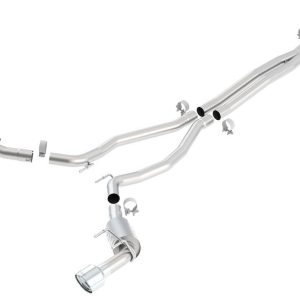 Borla Exhaust System Kit, Atak ® Series Cat Back System, T-304 Stainless Steel, With Mufflers, 2-1/2 Inch Pipe Diameter – 140356