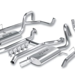 Borla Exhaust System Kit, Cat-Back System, T-304 Stainless Steel, With Mufflers, 2-1/4 Inch to 2 Inch Pipe Diameter – 140360
