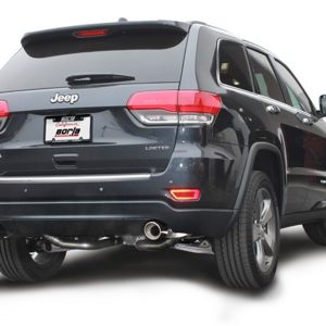 Borla Exhaust System Kit, Cat-Back System, T-304 Stainless Steel, With Mufflers, 2-1/2 Inch Pipe Diameter, Dual Exhaust with Dual Exit – 140406