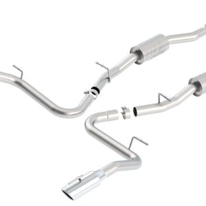 Borla Exhaust System Kit, Atak ® Series Cat Back System, T-304 Stainless Steel, With Mufflers, 2-1/2 Inch Pipe Diameter – 140446
