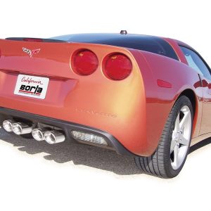 Borla Exhaust System Kit, S-Type II Cat Back System, T-304 Stainless Steel, With Mufflers, 2-1/2 Inch to 2 Inch Pipe Diameter – 140452