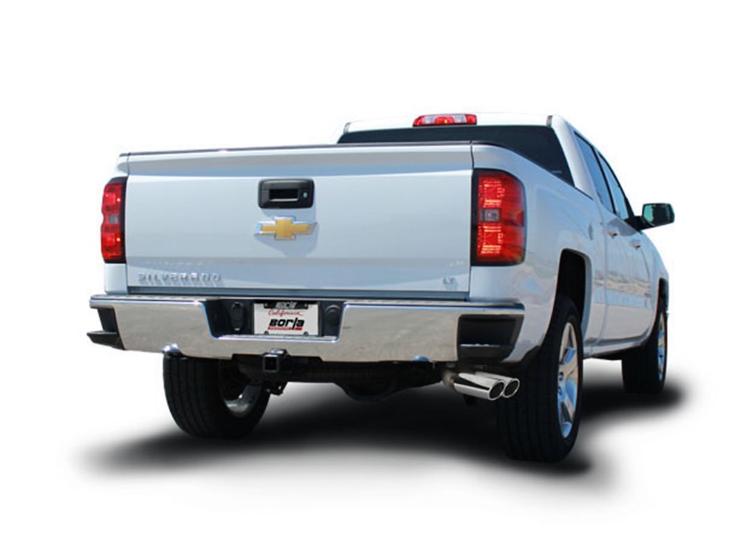 Borla Exhaust System Kit, S-Type Cat Back System, T-304 Stainless Steel, With Muffler, 2-3/4 to 2-1/4 Inch Pipe Diameter – 140550