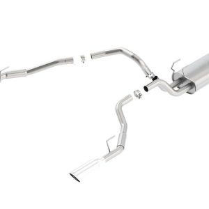 Borla Exhaust System Kit, Touring Cat Back System, T-304 Stainless Steel, With Muffler, 3 Inch Pipe Diameter to 2-1/2 Inch Pipe Diameter – 140552