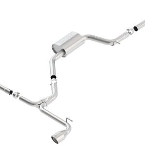 Borla Exhaust System Kit, S-Type Cat Back System, T-304 Stainless Steel, With Muffler, 2-1/2 Inch Pipe Diameter to 2 Inch Pipe Diameter – 140597