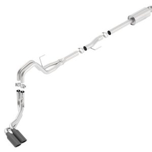 Borla Exhaust System Kit, Atak ® Series Cat Back System, T-304 Stainless Steel, With Muffler – 140619BC