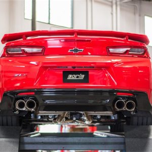 Borla Exhaust System Kit, S-Type Cat Back System, T-304 Stainless Steel, With Mufflers, 3 Inch Pipe Diameter, Dual Exhaust with Dual Exit – 140726