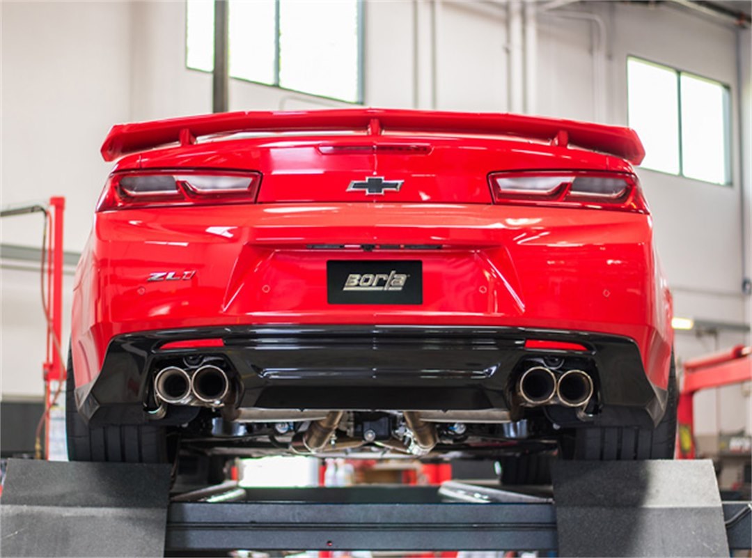 Borla Exhaust System Kit, Atak ® Series Cat Back System, T-304 Stainless Steel, With Mufflers, 3 Inch Pipe Diameter – 140727