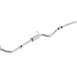 Borla Exhaust System Kit, S-Type Cat Back System, T-304 Stainless Steel, With Muffler, 2-1/2 Inch Pipe Diameter to 2 Inch Pipe Diameter – 140733