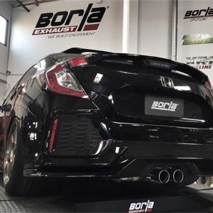 Borla Exhaust System Kit, Exhaust System Kit Cat Back System, T-304 Stainless Steel, With Muffler, 2.25 Inch Diameter – 140739