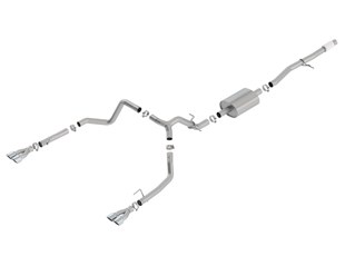 Borla Exhaust System Kit, S-Type Cat Back System, T-304 Stainless Steel, With Muffler, 3 Inch Pipe Diameter to 2-3/4 Inch Pipe Diameter – 140781
