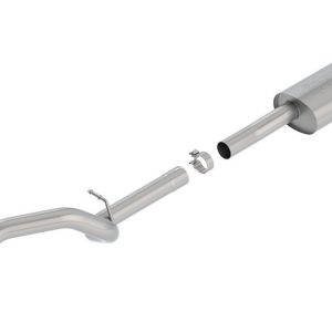 Borla Exhaust System Kit, Climber Series S-Type Cat-Back System, T-304 Stainless Steel, With Muffler, 2-3/4 Inch Pipe Diameter – 140787