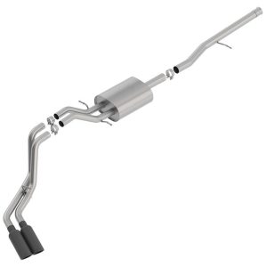 Borla Exhaust System Kit, Atak ® Series Cat Back System, T-304 Stainless Steel, With Muffler – 140797BC