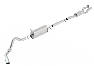 Borla Exhaust System Kit, S-Type Cat Back System, T-304 Stainless Steel, With Muffler – 140798