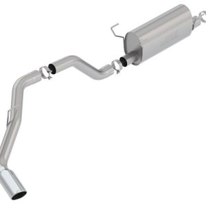 Borla Exhaust System Kit, S-Type Cat Back System, T-304 Stainless Steel, With Muffler, 3-1/2 Inch Pipe Diameter – 140801