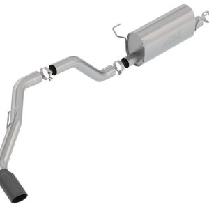 Borla Exhaust System Kit, S-Type Cat Back System, T-304 Stainless Steel, With Muffler, 3-1/2 Inch Pipe Diameter – 140801BC