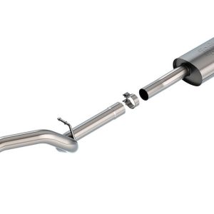 Borla Exhaust System Kit, Exhaust System Kit Cat Back System, T-304 Stainless Steel, With Muffler, 2-3/4 Inch Pipe Diameter – 140822