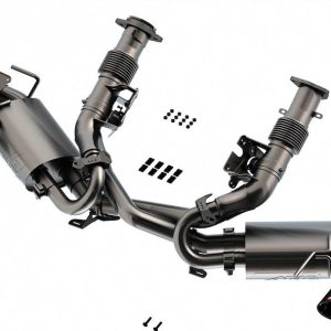 Borla Exhaust System Kit, Atak ® Series Cat Back System, T-304 Stainless Steel, With Muffler – 140839CF