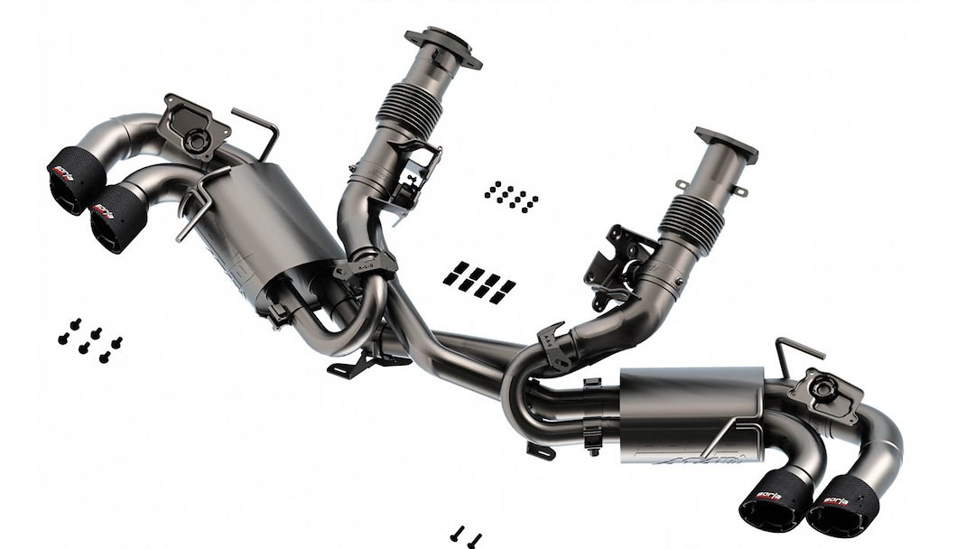Borla Exhaust System Kit, Atak ® Series Cat Back System, T-304 Stainless Steel, With Muffler – 140839CF