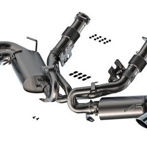 Borla Exhaust System Kit, S-Type Cat Back System, T-304 Stainless Steel, With Mufflers, 3 Inch/ 2 Inch/ 2-3/4 Inch Pipe Diameter – 140840