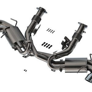 Borla Exhaust System Kit, Atak ® Series Cat Back System, T-304 Stainless Steel, With Mufflers, 3 Inch/ 2 Inch/ 2-3/4 Inch Pipe Diameter – 140841