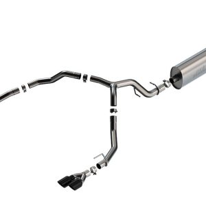 Borla Exhaust System Kit, Touring Cat Back System, T-304 Stainless Steel, With Muffler, 3 Inch Diameter to 2-3/4 Inch Pipe Diameter – 140856BC