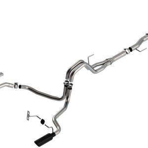 Borla Exhaust System Kit, S-Type Cat Back System, T-304 Stainless Steel, With Muffler, 3 Inch to 2-1/4 Inch Pipe Diameter – 140863BC