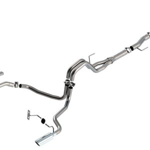Borla Exhaust System Kit, Atak ® Series Cat Back System, T-304 Stainless Steel, With Muffler, 3 Inch to 2-1/4 Inch Pipe Diameter – 140864