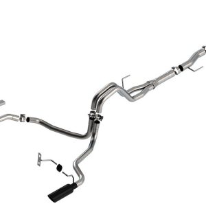 Borla Exhaust System Kit, Atak ® Series Cat Back System, T-304 Stainless Steel, With Muffler, 3 Inch to 2-1/4 Inch Pipe Diameter – 140864BC