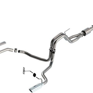 Borla Exhaust System Kit, Atak ® Series Cat Back System, T-304 Stainless Steel, With Muffler, 3 Inch to 2-1/4 Inch Pipe Diameter – 140869