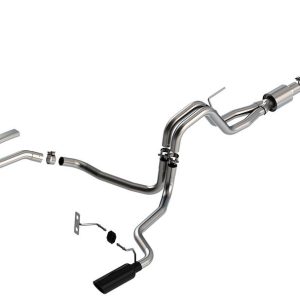 Borla Exhaust System Kit, Atak ® Series Cat Back System, T-304 Stainless Steel, With Muffler, 3 Inch to 2-1/4 Inch Pipe Diameter – 140869BC