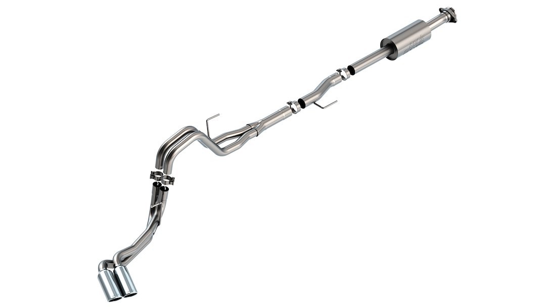 Borla Exhaust System Kit, S-Type Cat Back System, T-304 Stainless Steel, With Muffler, 3 Inch to 2-1/4 Inch Pipe Diameter – 140871