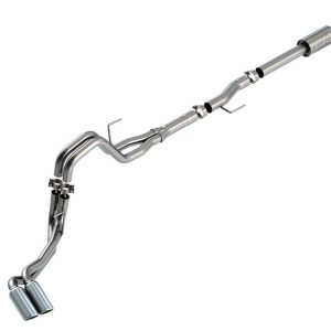 Borla Exhaust System Kit, Atak ® Series Cat Back System, T-304 Stainless Steel, With Muffler, 3 Inch to 2-1/4 Inch Pipe Diameter – 140872