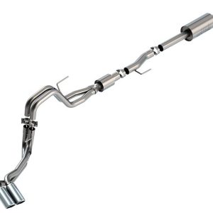 Borla Exhaust System Kit, S-Type Cat Back System, T-304 Stainless Steel, With Muffler, 3 Inch to 2-1/4 Inch Pipe Diameter – 140874