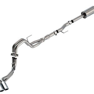 Borla Exhaust System Kit, Atak ® Series Cat Back System, T-304 Stainless Steel, With Muffler, 3 Inch to 2-1/4 Inch Pipe Diameter – 140875