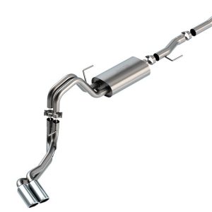 Borla Exhaust System Kit, S-Type Cat Back System, T-304 Stainless Steel, With Muffler, 3 Inch to 2-1/4 Inch Pipe Diameter – 140876